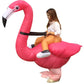 Flamingo Inflatable Costume | Adult Funny Blow Up Halloween Outfit