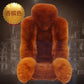 Winter Wool Car Seat Cover - Luxury Shearling Front Cushion