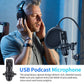 Professional Studio Microphone Kit - Scissor Arm Shock Mount