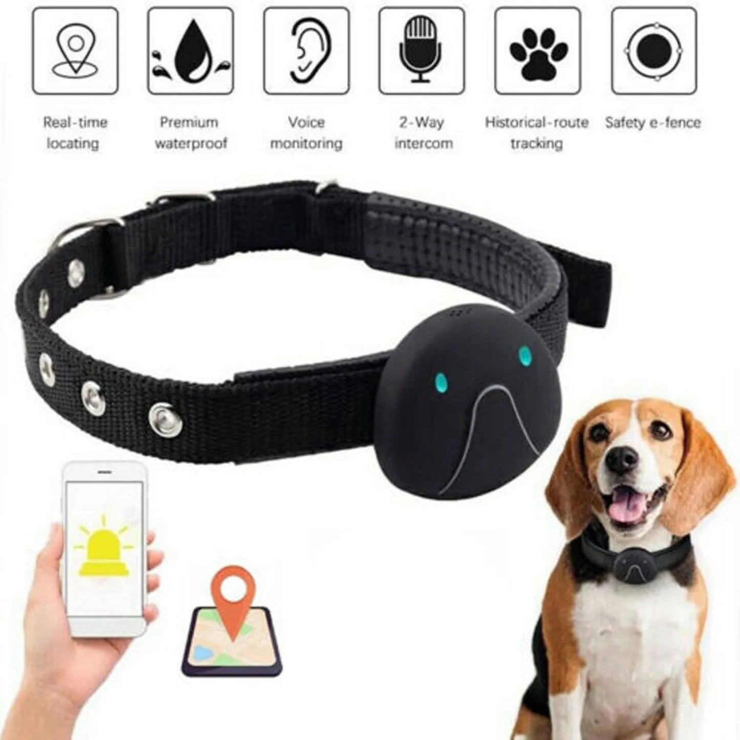 4G Intelligent Pet GPS Locator | Mini Anti-Loss Dog Tracking Wearable