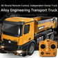 RC Dump Truck 1/14 Scale | 10CH Remote Control Alloy Engineering Toy