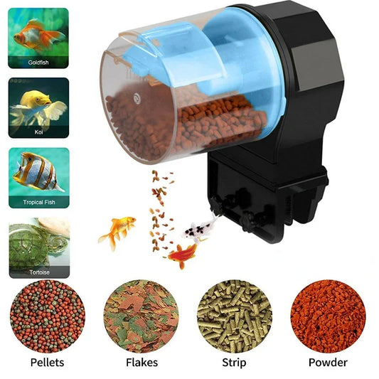 Automatic Fish Feeder | Intelligent Timing Aquarium Holiday Dispenser