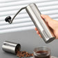 Manual Coffee Grinder | Portable Stainless Steel Hand Mill + Burrs