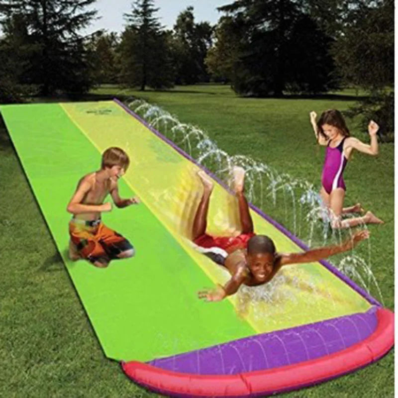 Inflatable Lawn Water Slide | Kids Outdoor Sprinkler & Splash Toy