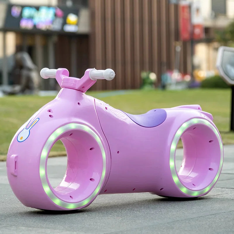 Kids 16-Inch Electric Balance Bike - LED Glow Frame 2-8Y
