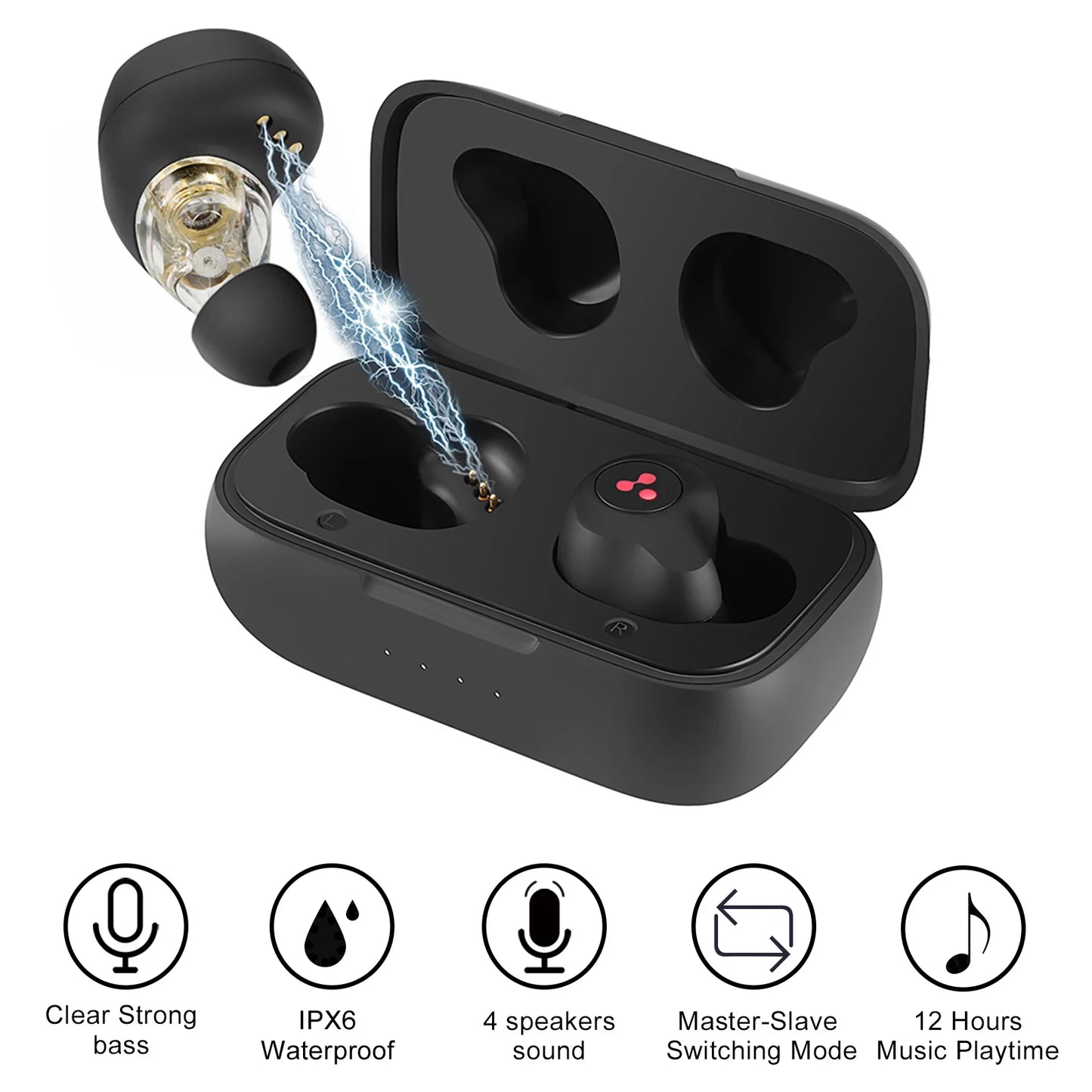 S115 Plus ENC Wireless Earbuds - TWS Bluetooth Earphones