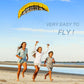 2.5m Yellow Dual Line Parafoil Kite - High-Power Stunt Kite