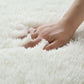 Large Fluffy Rug 160x230cm - Washable Non-Slip Plush Carpet