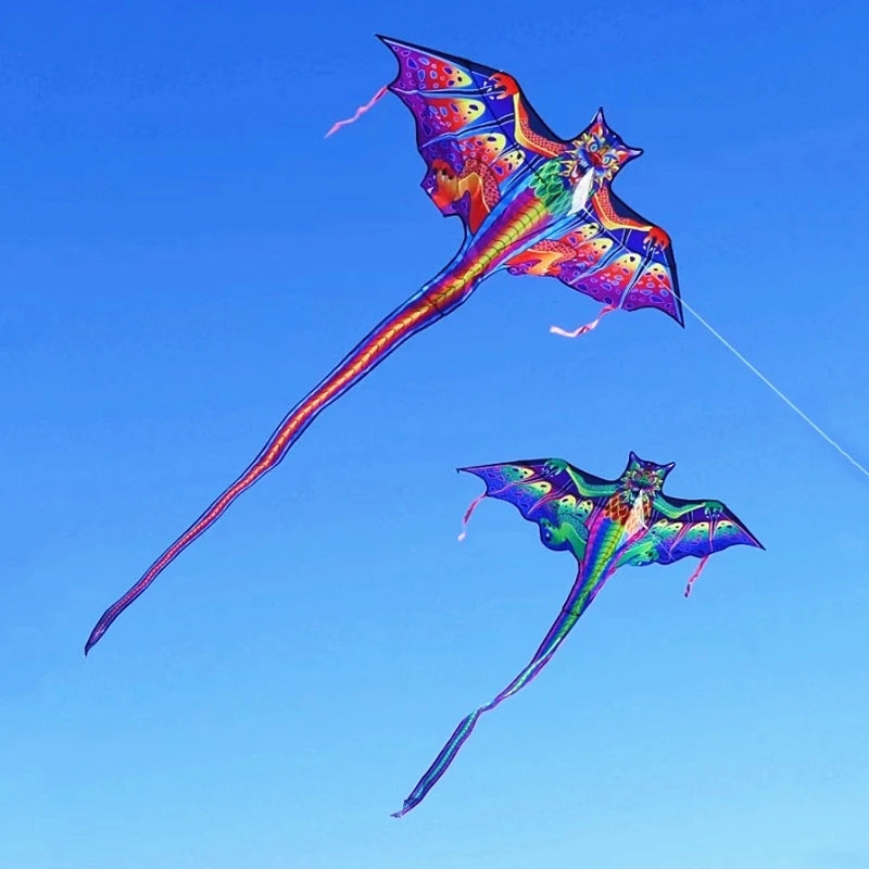 Large Dragon Kite for Kids | Delta Nylon Fabric Outdoor Wind Toy Set