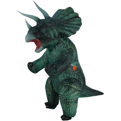 Funny Blow Up Triceratops Inflatable Dinosaur Costume - Adult Outfit