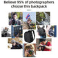 Outdoor DSLR Camera Backpack | Waterproof Padded Case with Tripod Holder