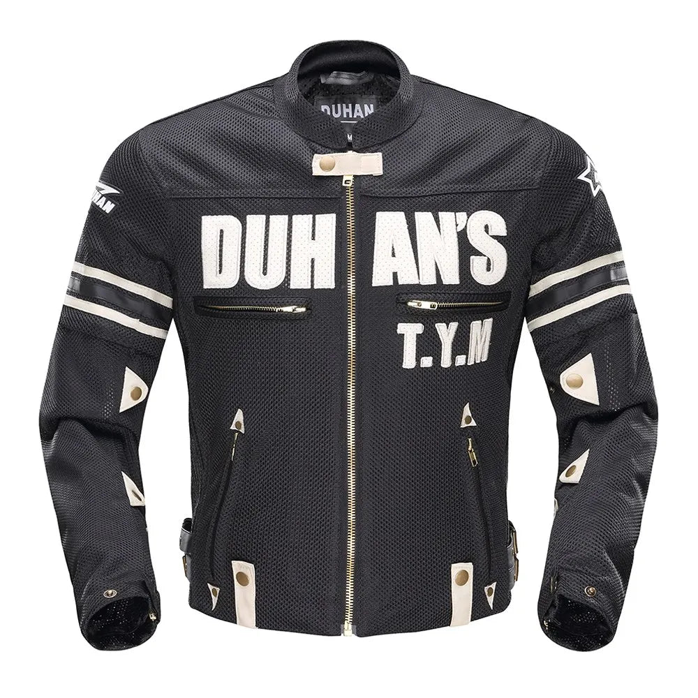 Summer Mesh Motorcycle Jacket & Pants Set - Armored & Breathable Riding Suit