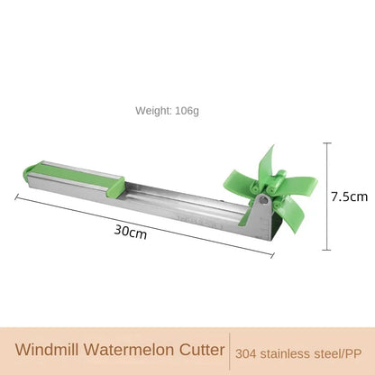 304 Stainless Steel Watermelon Slicer - Windmill Cube Cutter