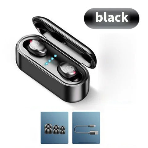F9 Wireless Earbuds | Bluetooth 5.0 Headset & Emergency Phone Charger