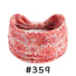 Boho Headbands for Women - Knotted Wide Stretch Turban Wrap