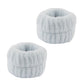 3Pcs Spa Headband & Wristband Set | Microfiber Face Wash Makeup Band