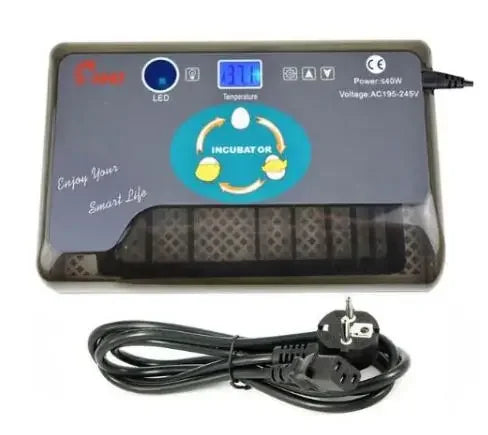 12 Egg Digital Automatic Incubator - Clear View Hatcher for Poultry
