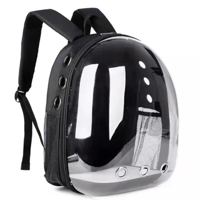 Transparent Cat Backpack - Breathable Space Capsule Pet Carrier