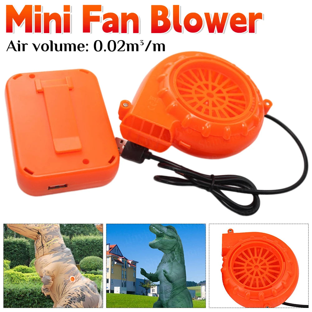 Mini Blower Air Pump | Inflatable Costume Fan USB Lightweight Mascot