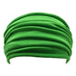 Nonslip Elastic Yoga Headband - Wide Navy Sports Hairband