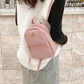 Fashion PU Leather Backpack | Designer Mini School Bag for Women Set