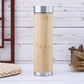 Bamboo Tea Thermos | 500ml Steel Double Wall Vacuum Flask Infuser ID