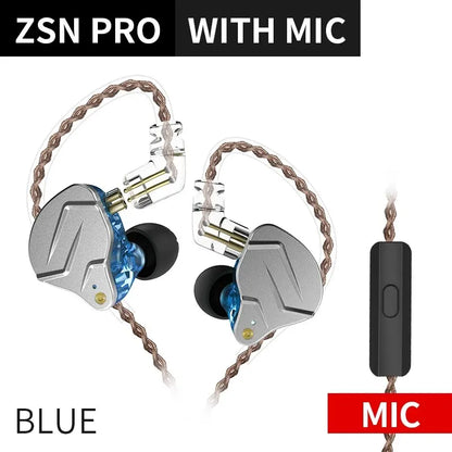 1BA+1DD Hybrid Drive Earphones | HIFI Metal Bass In-Ear Monitor IEM
