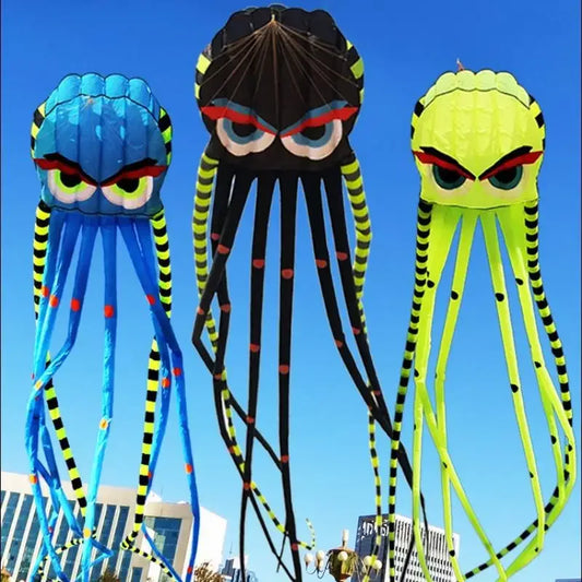 8m Octopus Kite | Massive 3D Soft Inflatable Animal Kite for Adults and Beach Flying