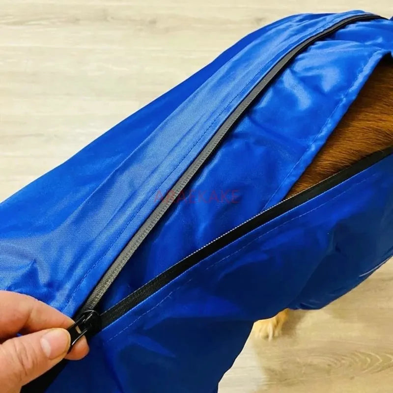 Dog Raincoat | Full Body Waterproof Large Dog Hooded Rain Gear Jacket