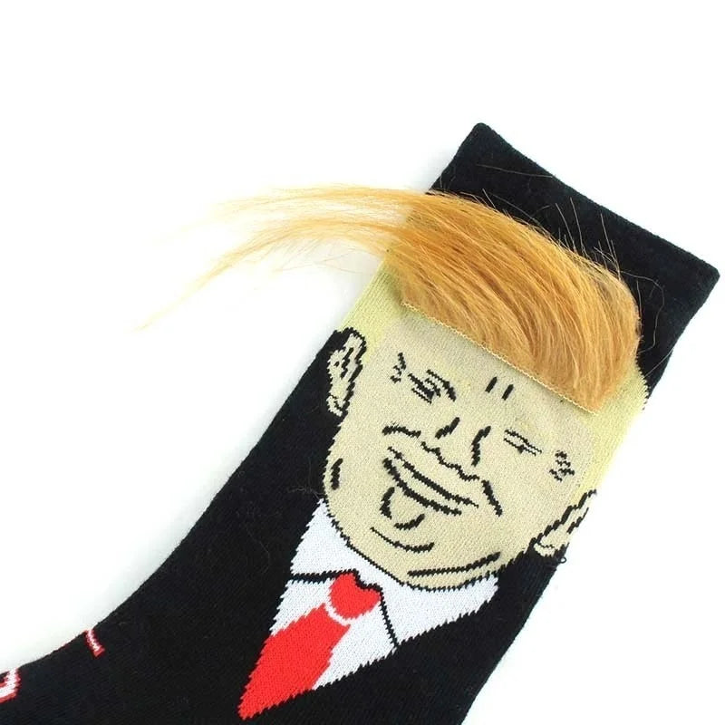 Funny 3D Hairy Socks | Novelty Secret Santa Gag Gift for Men & Women
