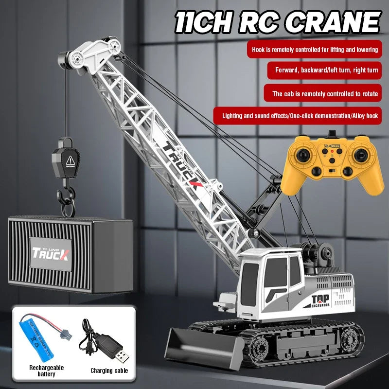 15CH RC Spray Crane Truck | Pro Alloy Metal Remote Control Excavator