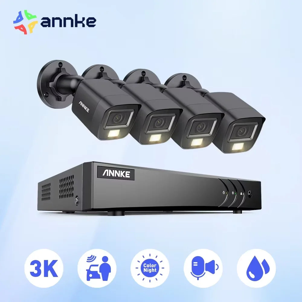 8CH 5MP Lite Security System - 3K Audio Recording Cameras