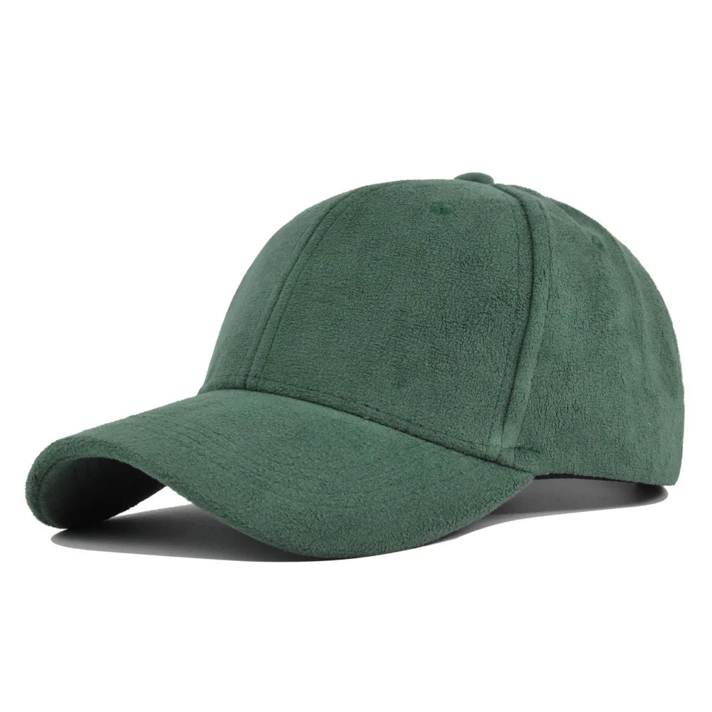 Retro Suede Baseball Cap | Adjustable Hip Hop Snapback Sun Visor