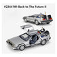 1:24 Diecast Time Machine Model | Metal Alloy Movie Car with Doors