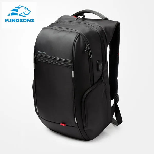 17.3" Anti-Theft Laptop Backpack - Waterproof USB Business Bag