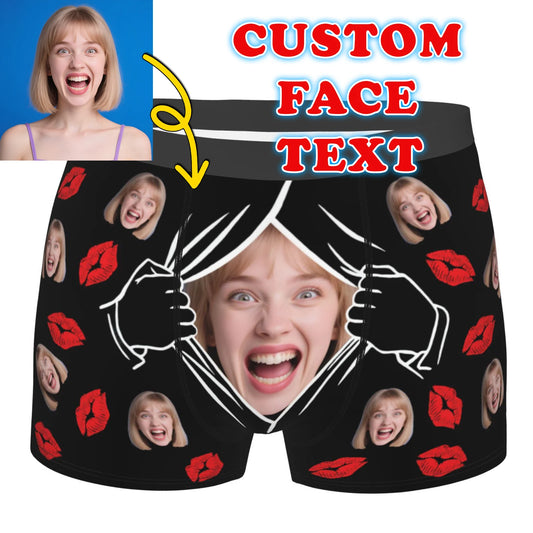 Custom Face Boxer Briefs - Personalised Photo Underwear Gift