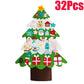 DIY Felt Christmas Tree Set - Kids Wall Decor & Ornaments