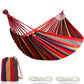 Double Hammock 2 Person Canvas Cotton | Outdoor Garden Tree Bed Set