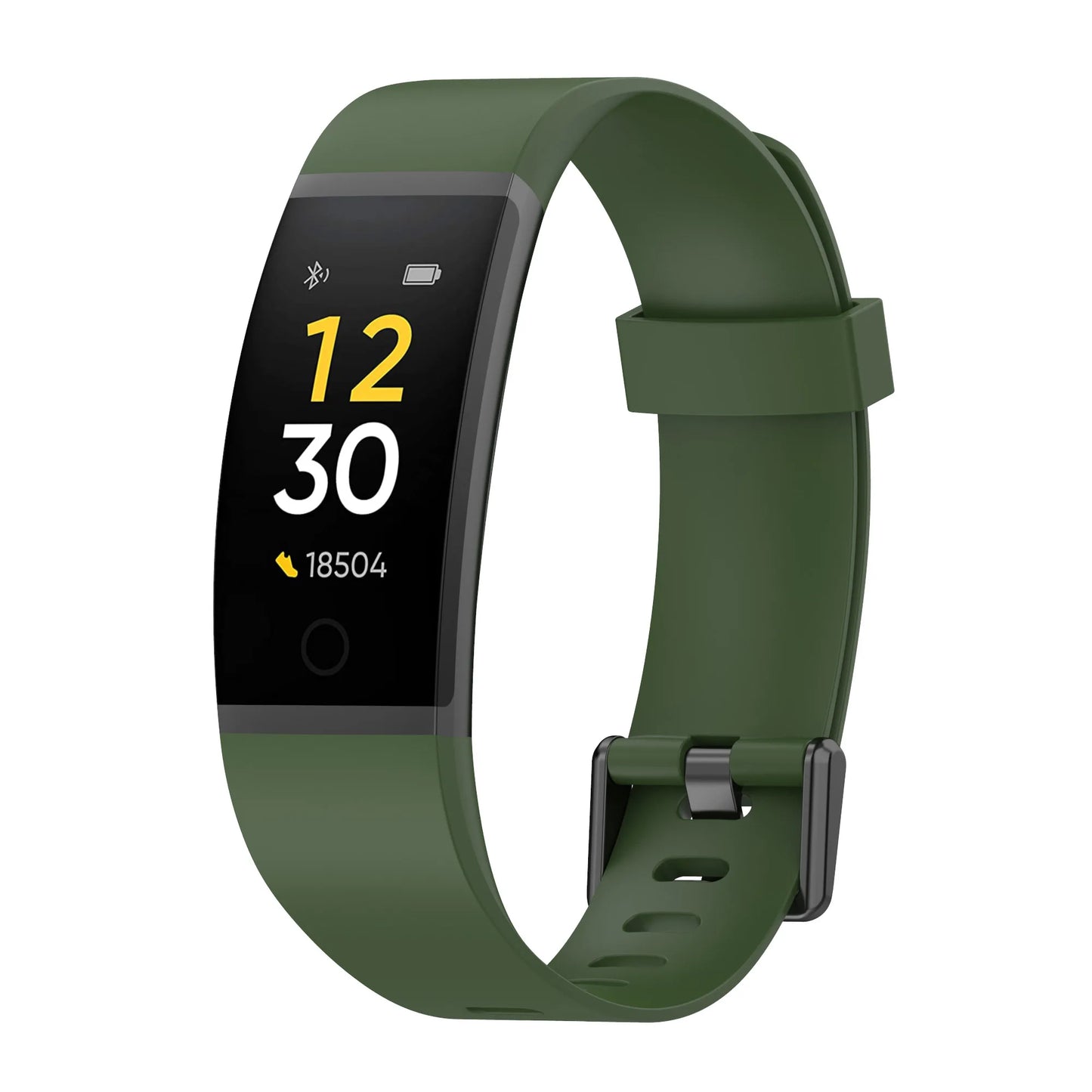 18mm Silicone Sports Watch Band - Soft Waterproof Strap