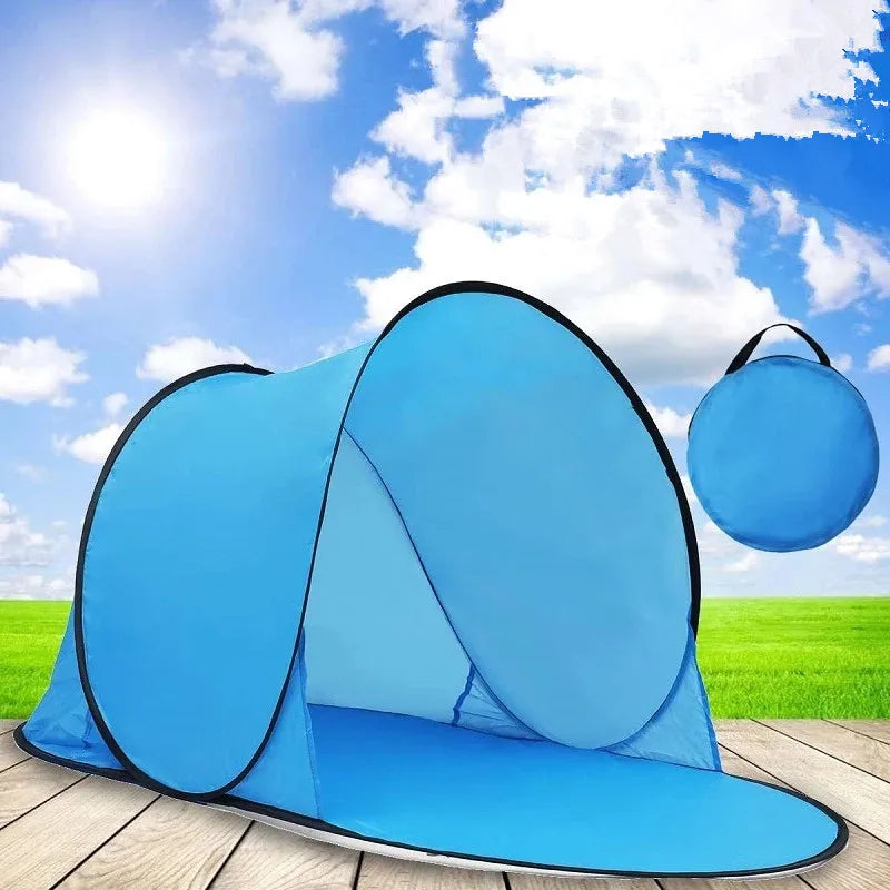 Automatic Pop-Up Beach Tent | Anti-UV Sun Shelter & Outdoor Cabana