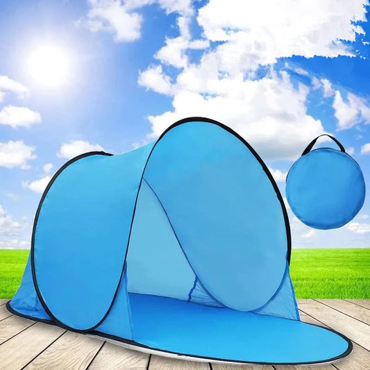 Automatic Pop-Up Beach Tent | Anti-UV Sun Shelter & Outdoor Cabana