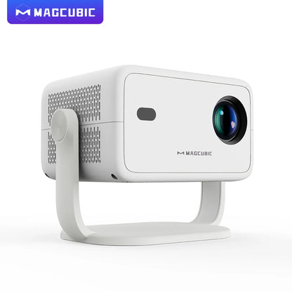 Smart 1080P Projector | Android 14, 650 ANSI, 360° Rotate & 8K Support