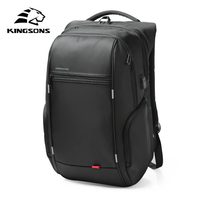 17.3" Anti-Theft Laptop Backpack - Waterproof USB Business Bag
