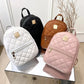 Fashion PU Leather Backpack | Designer Mini School Bag for Women Set
