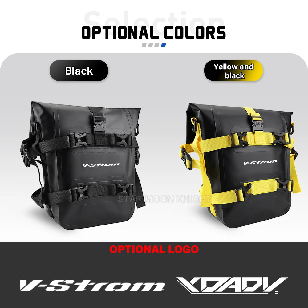 V-Strom Crash Bar Bags | Waterproof DL650 DL1000 Frame Tool Pouches