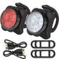 Portable Pet Safety LED Light | USB Rechargeable 4-Mode Dog Collar Tag