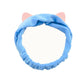 Rabbit Ear Face Wash Headband - Soft Elastic Makeup Hairband