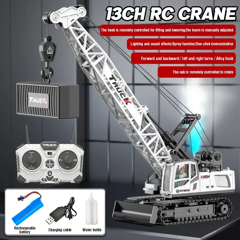 15CH RC Spray Crane Truck | Pro Alloy Metal Remote Control Excavator