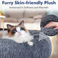 Round Pet Bed | Super Soft Plush Dog House Winter Warm Sleeping Mat