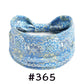Boho Headbands for Women - Knotted Wide Stretch Turban Wrap